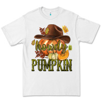 White Howdy Pumpkin Premium Tee - texasbilliewilder