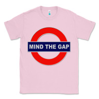 Bubblegum Pink Mind The Gap Classic Tee - longCreatives