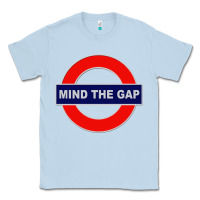 Dusty Blue Mind The Gap Classic Tee - longCreatives