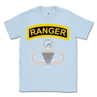 Dusty Blue Ranger and Airborne Master Classic Tee - longCreatives