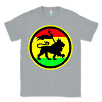 Heather Grey Rasta Lion Classic Tee - longCreatives