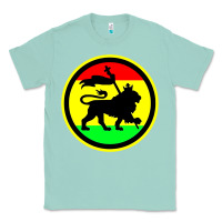 Seafoam Rasta Lion Classic Tee - longCreatives