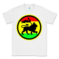 White Rasta Lion Classic Tee - longCreatives