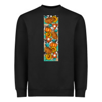 Black Fall Pie Heavyweight Sweatshirt - Artiststas