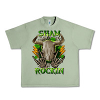 Oil Green Sham rockin St. Patrick's Day Urban Heavy Tee - CowGirlArtShop