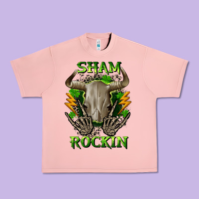 Sham Rockin St. Patrick's Day Urban Heavy Tee Designed By Cowgirlartshop