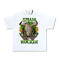 White Sham rockin St. Patrick's Day Urban Heavy Tee - CowGirlArtShop