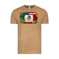 Vintage Camel mexican american flag background Vintage Tee - Jasminsmagicworld