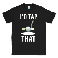 Black I'd Tap That TFunny Golf Classic Tee - longCreatives