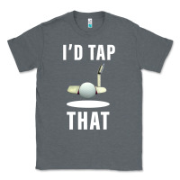 Charcoal Heather I'd Tap That TFunny Golf Classic Tee - longCreatives