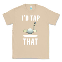 Mushroom I'd Tap That TFunny Golf Classic Tee - longCreatives