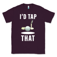 Plum I'd Tap That TFunny Golf Classic Tee - longCreatives