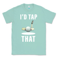 Seafoam I'd Tap That TFunny Golf Classic Tee - longCreatives