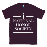 Plum National Honor Society Torch Classic Tee - longCreatives