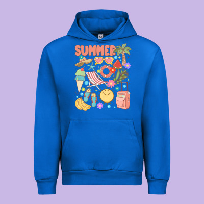 Retro Summer Urban Hoodie Designed By Jahusdesignshop