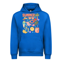 Cobalt retro summer Urban Hoodie - JahusDesignShop