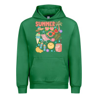 Emerald retro summer Urban Hoodie - JahusDesignShop