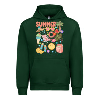 Foreset Green retro summer Urban Hoodie - JahusDesignShop