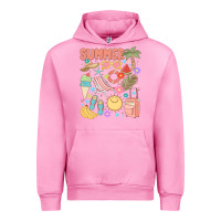 Fuchsia Pink retro summer Urban Hoodie - JahusDesignShop
