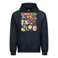 Navy retro summer Urban Hoodie - JahusDesignShop