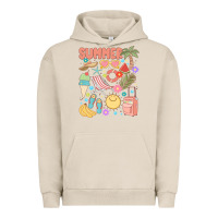 Pigment French Oak retro summer Urban Hoodie - JahusDesignShop