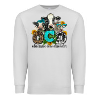 Dove Grey ocd obsessive cow disorder Premium Sweatshirt - AdoDesignShop