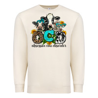 Sandshell ocd obsessive cow disorder Premium Sweatshirt - AdoDesignShop