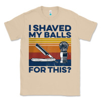Mushroom Nice I Shaved My Balls For This Vintage Classic Tee - longCreatives