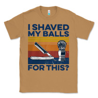 Toasted Coconut Nice I Shaved My Balls For This Vintage Classic Tee - longCreatives