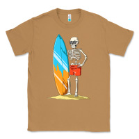 Toasted Coconut Surfing Skeleton Halloween Themed Surf Lovers Gift Classic Tee - longCreatives