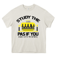 Cream Study the past if you would define the future shi Heavy Core Tee - Bettercallsaul