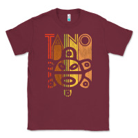 Burgundy Taino Sun Boricua Vintage Taino Gift of Puerto Rico Classic Tee - longCreatives