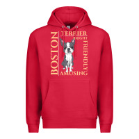 Cardinal boston terrier t  shirt boston terrier dog traits gift t  shirt Premium Hoodie - longCreatives