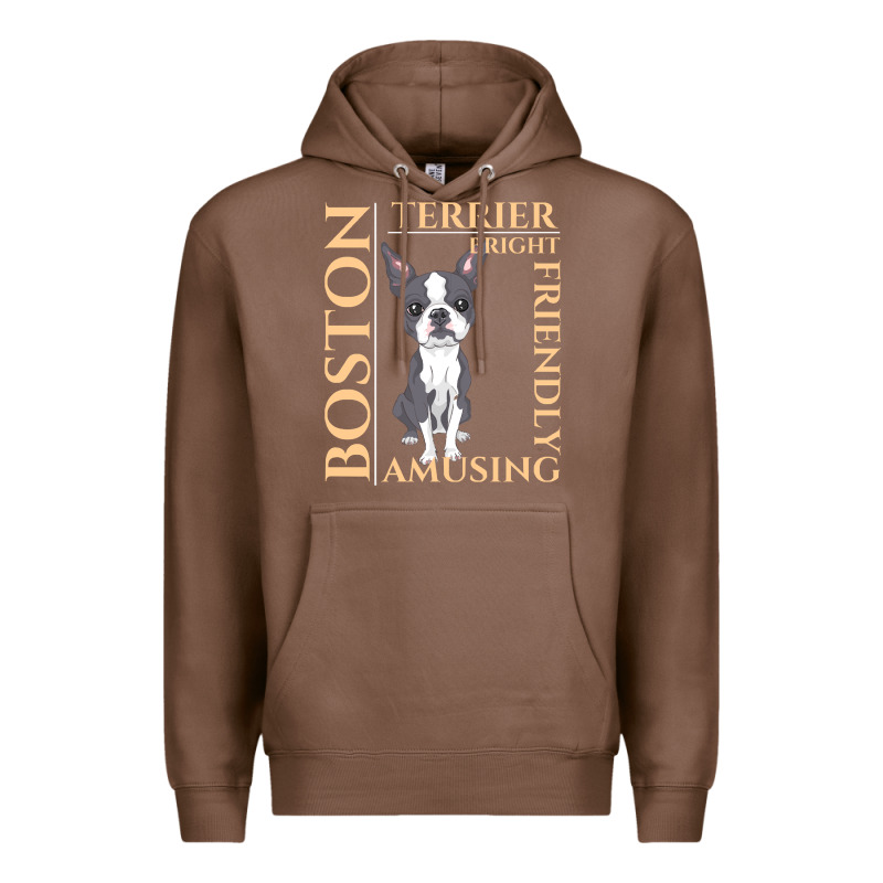 Boston Terrier T  Shirt Boston Terrier Dog Traits Gift T  Shirt Premium Hoodie by longCreatives | Teevron