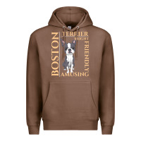 Chestnut boston terrier t  shirt boston terrier dog traits gift t  shirt Premium Hoodie - longCreatives