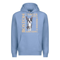 Colony Blue boston terrier t  shirt boston terrier dog traits gift t  shirt Premium Hoodie - longCreatives
