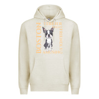 Oatmeal Heather boston terrier t  shirt boston terrier dog traits gift t  shirt Premium Hoodie - longCreatives