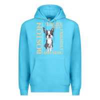 Ocean Blue boston terrier t  shirt boston terrier dog traits gift t  shirt Premium Hoodie - longCreatives