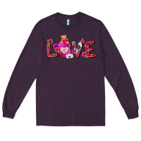 Plum Love Coffee Mug Valentines Day Long Sleeve Tee - FaDigitalArtStudio