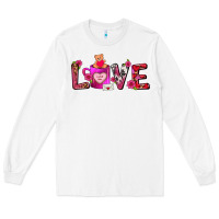 White Love Coffee Mug Valentines Day Long Sleeve Tee - FaDigitalArtStudio