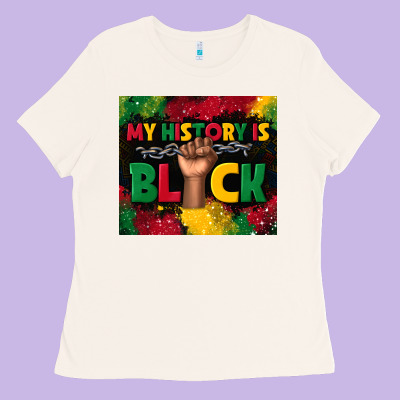 My History Is Black Ladies Tee Designed By Tumblerdesignbyshophia