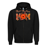 Black skeet shooting mom Zipper Hoodie - BarkalooDesign