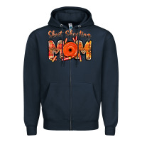 Navy skeet shooting mom Zipper Hoodie - BarkalooDesign