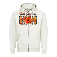 Oatmeal Heather skeet shooting mom Zipper Hoodie - BarkalooDesign