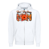 White skeet shooting mom Zipper Hoodie - BarkalooDesign