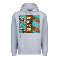 Heather Grey western mama Premium Hoodie - Jasminsmagicworld