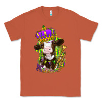 Copper Mardi Gras Cow Classic Tee - HowdyJamesFarm