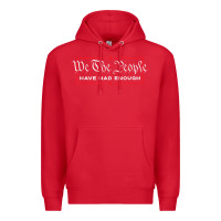 Red we the people have had enough   anti government political t shirt Premium Hoodie - longCreatives