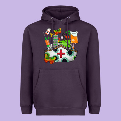 Nurse   Juneteenth Heavyweight Hoodie Designed By Adodesignshop