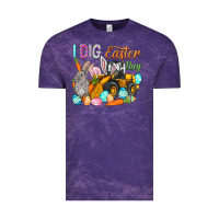 Cloud Purple I dig Easter Day Vintage Tee - HowdyJamesFarm